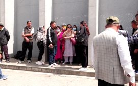 मिटरब्याज पीडकलाई कारबाही माग गर्दै काठमाडौंमा प्रदर्शन