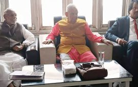 चुनावमा एकै सिट नजितेको मोर्चाको बैठक लोसपा पार्टी कार्यालयमा