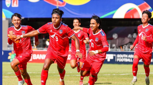 साफ यू-२० च्याम्पियनसिपमा नेपालको विजयी सुरुवात