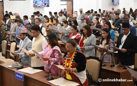 नेपाली बाहेकका १८ भाषामा ६७ जना सांसदले लिए शपथ (सूचीसहित)