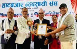 अनलाइनखबरकर्मी टोपराज शर्मा सम्मानित