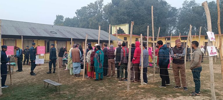 पाँचथरमा मतदान सुरु