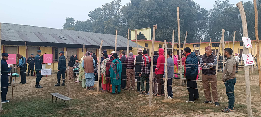 पाँचथरमा मतदान सुरु