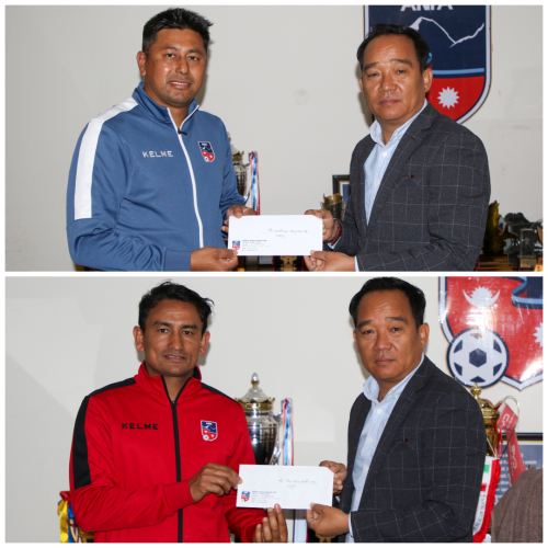 राष्ट्रिय फुटबल टिमको सहायक प्रशिक्षकमा चेतन घिमिरे र बालगोपाल साहुखल