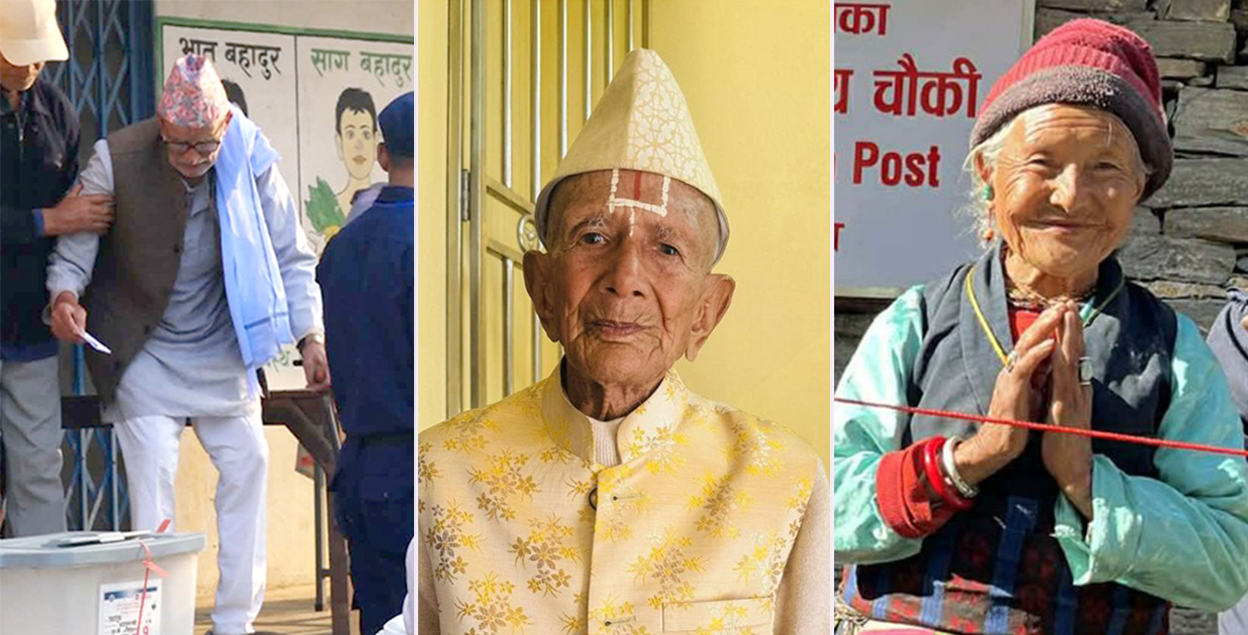 कोही १०७ त कोही १०२ वर्षका : जसले सन्ततिका खातिर भोट हाले