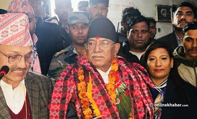 मबाहेक अरू नेताको जित्ने छाँटकाँट छैन : प्रचण्ड