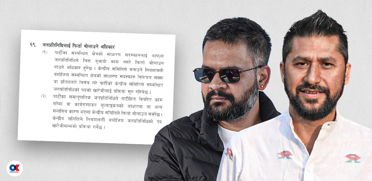 सांसदहरूलाई फिर्ता बोलाउन सकिने ‘राइट टू रिकल’ को फ्रेमवर्क बनाउँदै रास्वपा