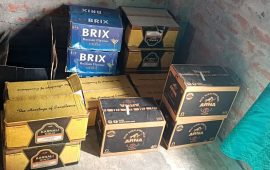 महोत्तरीमा इँटाभट्टाबाट मदिरा बरामद