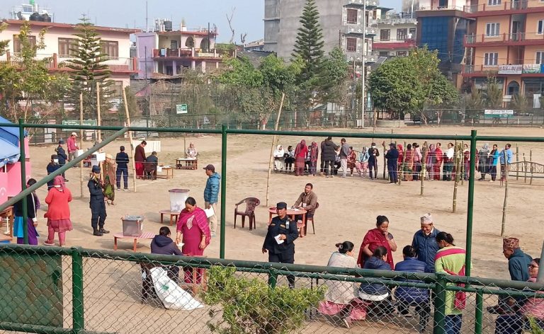 रोल्पामा पाँच घण्टामा २९.५ प्रतिशत मतदान 