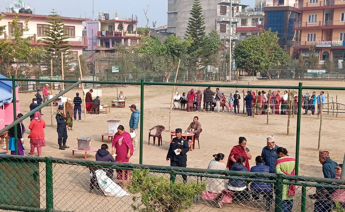 रोल्पामा पाँच घण्टामा २९.५ प्रतिशत मतदान 