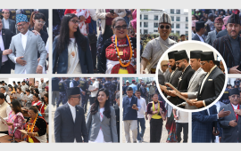 नवनिर्वाचित सांसदको शपथमा जे देखियो…(तस्वीरहरू)