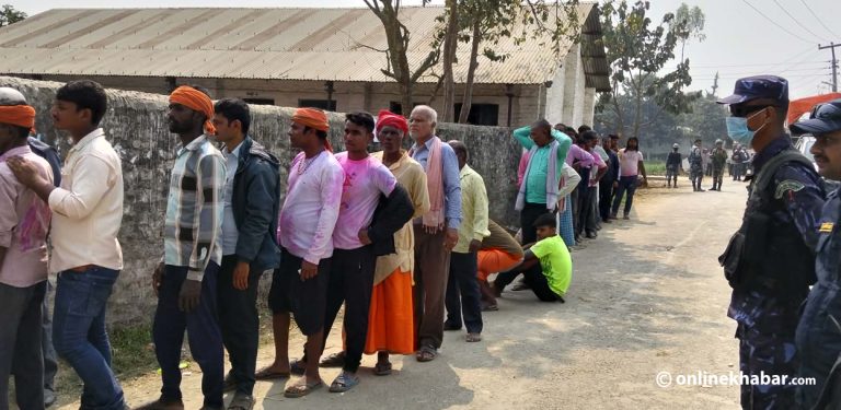 सर्लाही-४ को बलरामा विवाद मिल्यो, मतदान सुरु