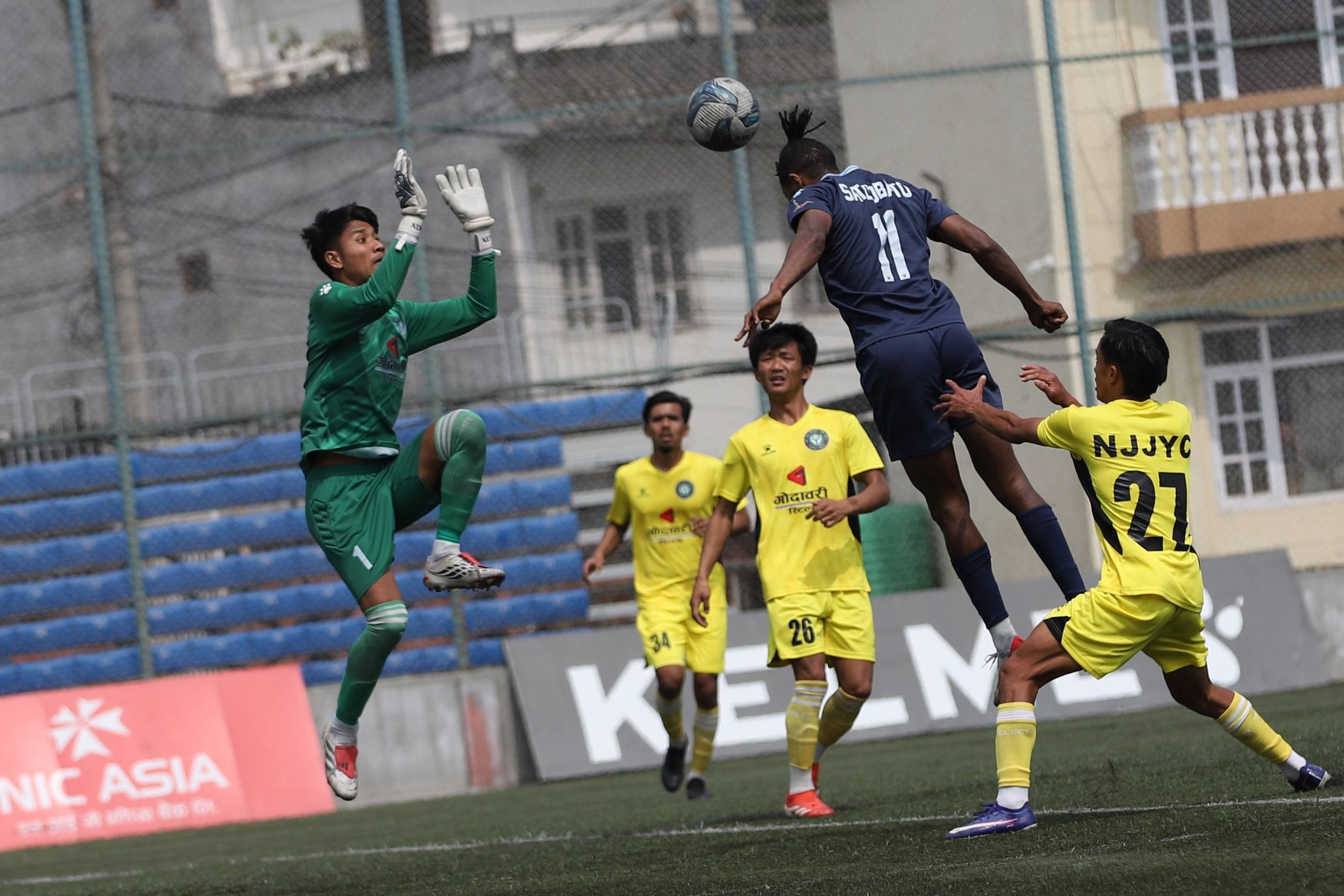 राष्ट्रिय लिग फुटबलमा दुबै खेल बराबर, नव जन जागृतिलाई पहिलो अंक