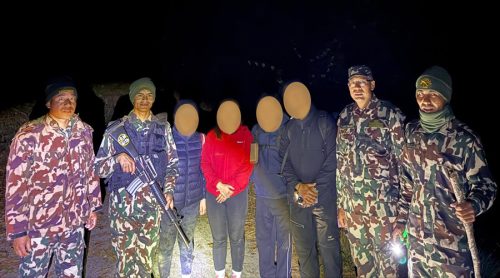 शिवपुरी जंगलमा हराएका ४ जनालाई सेनाले गर्‍यो उद्धार