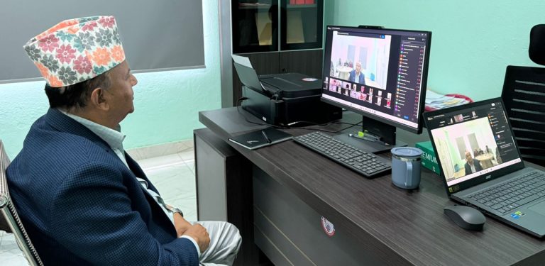 प्रदेश र जिल्ला अध्यक्षलाई पोखरेलको ब्रिफिङ- अराजकताको जगमा नयाँ शक्ति उदाए