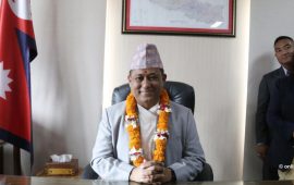 परराष्ट्रमन्त्री शिशिर खनालले गरे पदभार ग्रहण