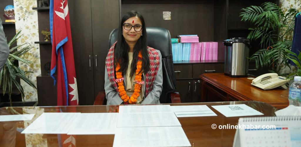 कानुनमन्त्री गौतमले गरिन् पदभार ग्रहण