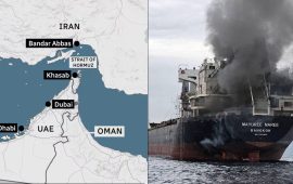 इन्धन बोकेर भारत आउँदै गरेको जहाजमाथि स्ट्रेट अफ होर्मुजमा आक्रमण