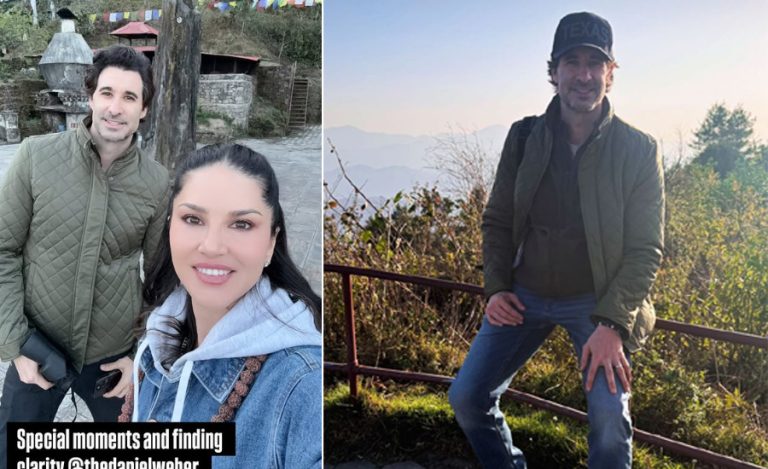 नगरकोट घुमघाममा सन्नी लियोनी र पति डेनियल वेभर (तस्वीर)