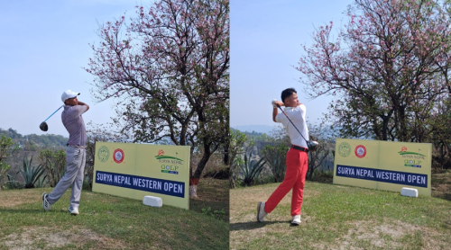 सूर्य नेपाल वेस्टर्न ओपनको पहिलो दिन ५ गल्फर संयुक्त रुपमा शीर्षस्थानमा