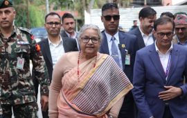 जिल्ला प्रशासन कार्यालय काठमाडौंमा प्रधानमन्त्री र गृहमन्त्रीको अनुगमन