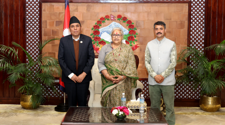 प्रधानमन्त्री कार्की र राष्ट्रियसभाका अध्यक्ष दाहालबीच भेटवार्ता