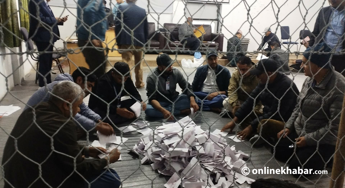 स्याङ्जा–१ मा मतगणना सुरु