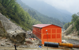 माथिल्लो ठूलोखोला जलविद्युत् आयोजनाले थाल्यो परीक्षण उत्पादन