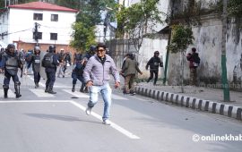 सिंहदरबारको दक्षिण गेटबाट पक्राउ परे ७ प्रदर्शनकारी