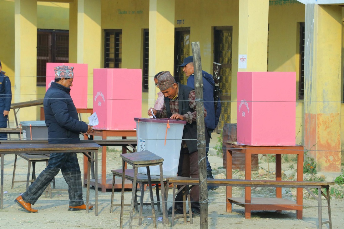 सल्यानमा ३ बजेसम्म ३७ प्रतिशत मत खस्यो