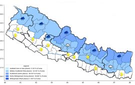 कोशी, बागमती र गण्डकी प्रदेशमा चट्याङसहित वर्षाको सम्भावना