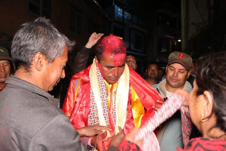 सिन्धुपाल्चोक-२ मा नेकपाका युवराज दुलाल विजयी