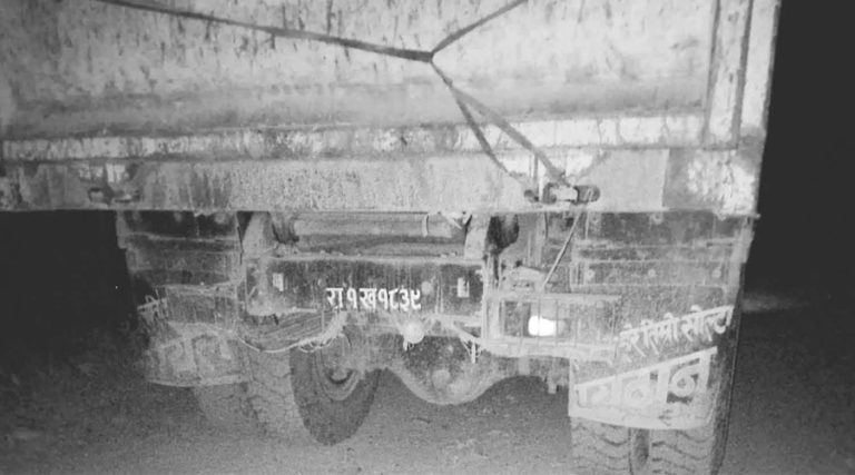 प्युठानमा टिपरको ठक्करबाट मजदुरको मृत्यु