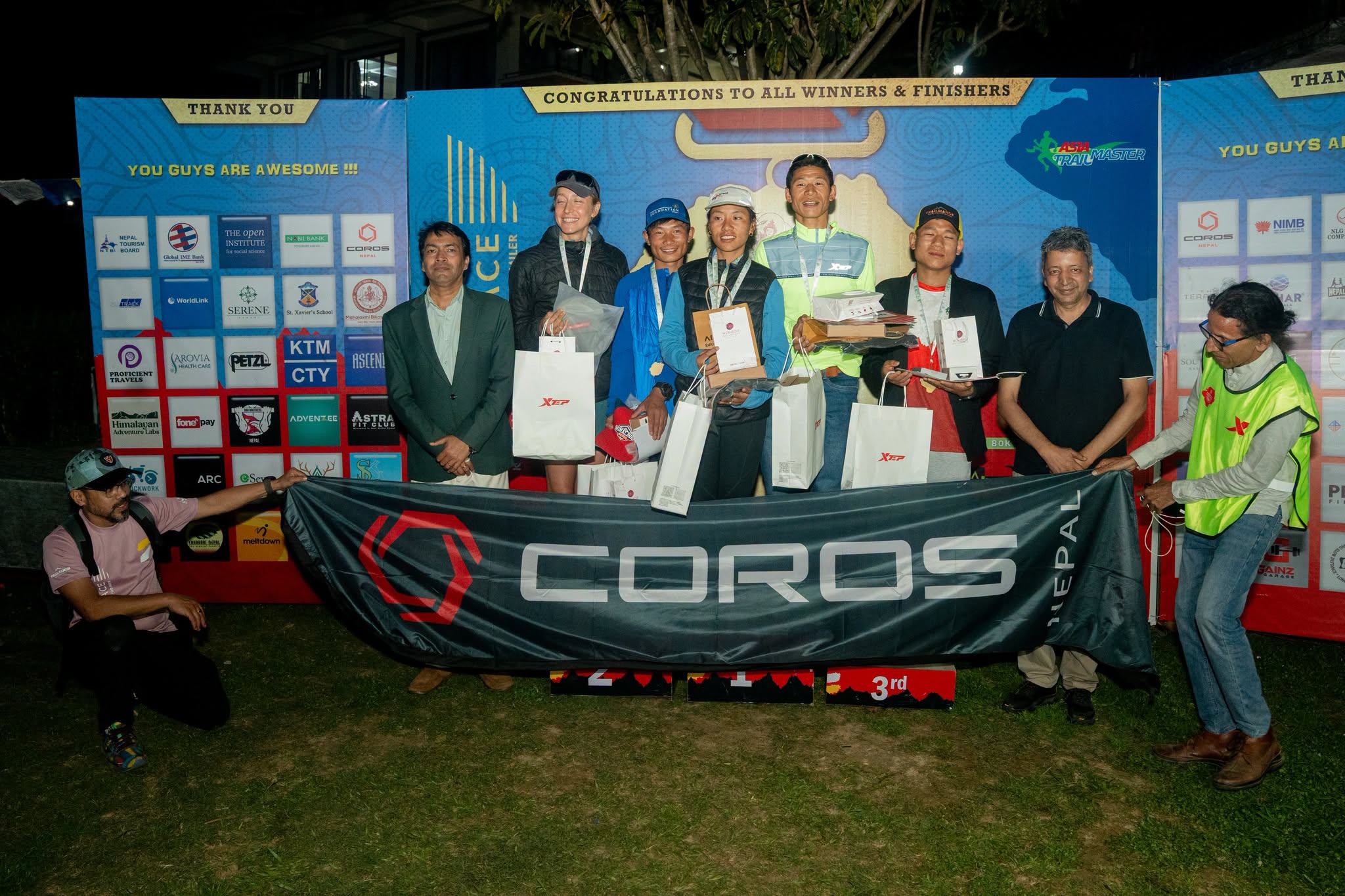 मञ्जुश्री ट्रेल रेसको उपाधि अर्जुन र आङ फुर्बालाई