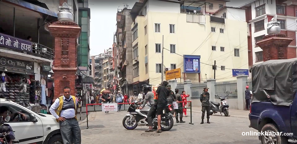 आजदेखि हरेक शनिबार असनमा सवारी साधन निषेध