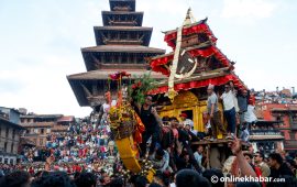 भक्तपुरमा बिस्का जात्राको रौनक (तस्वीरहरू)