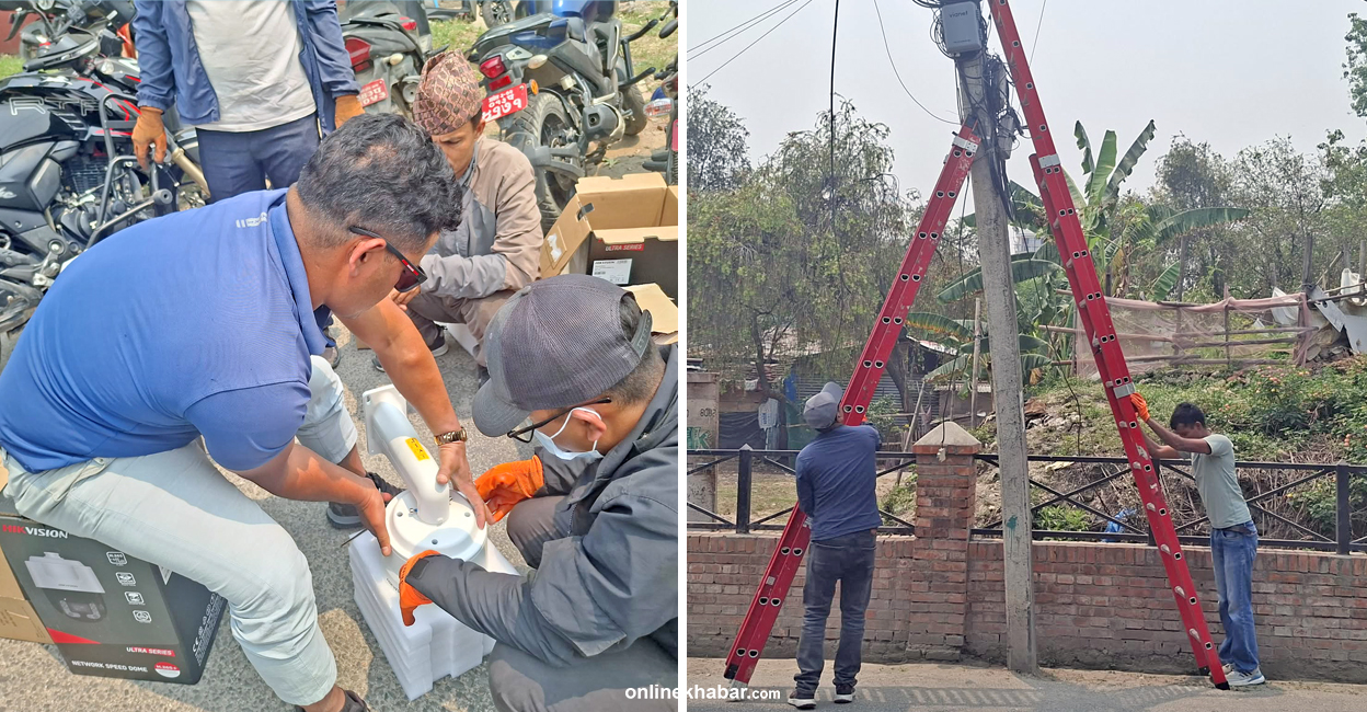 थापाथलीको सुकुमवासी बस्ती नजिक प्रहरीले राख्यो सीसीटीभी