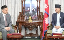 सभामुख अर्याल र चिनियाँ राजदूतबीच शिष्टचार भेट