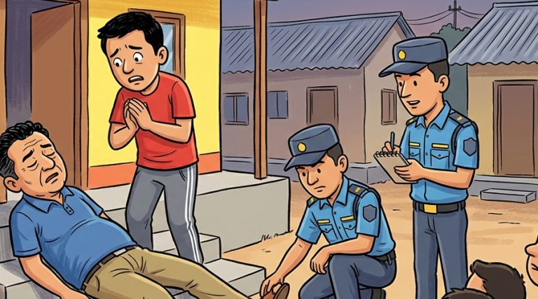 छिमेकी घरमा बेहोस भेटिएका पुरुषको मृत्यु, घरधनी प्रहरी नियन्त्रणमा