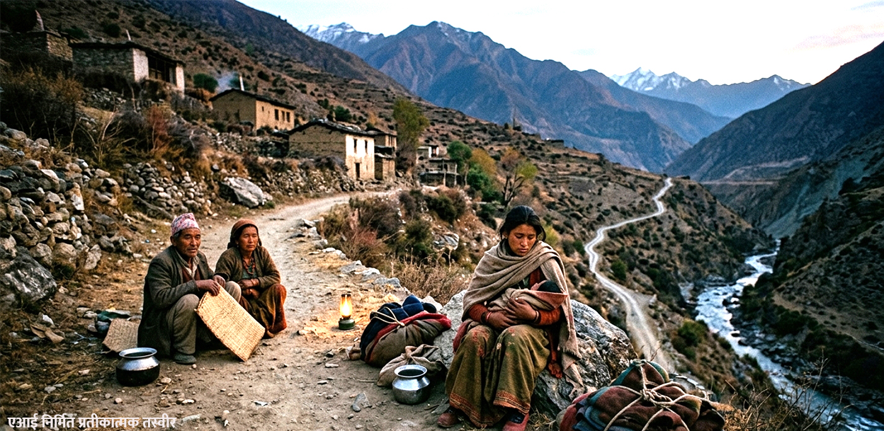 डोल्पामा एक आमा बाटोमै सुत्केरी, नवजात शिशुको मृत्यु