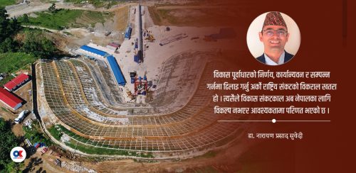 ८ राष्ट्रिय गौरव आयोजनामा ढिलाइ : वार्षिक करिब १८० अर्ब राष्ट्रिय घाटा