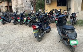 भन्सार छलीका २२ थान इलेक्ट्रिक स्कुटर बरामद