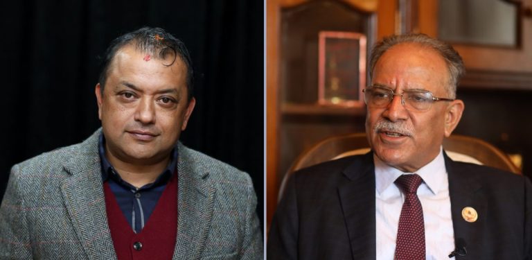 प्रचण्ड र गगनबीच भेटवार्ता