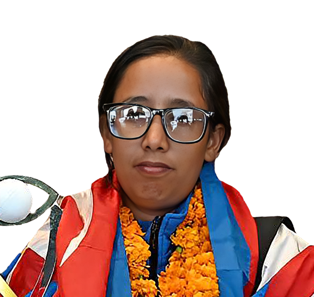 विश्वविजय नजिक ब्लाइन्ड क्रिकेट कप्तान 