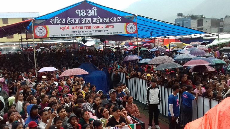 ५ करोडको कारोबार गर्दै सकियो आलु महोत्सव