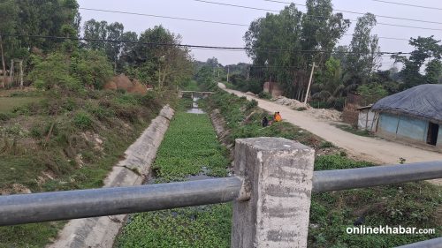 कोशी पम्प नहरको जग्गा अतिक्रमणमुक्त बनाउने प्रक्रिया सुरु