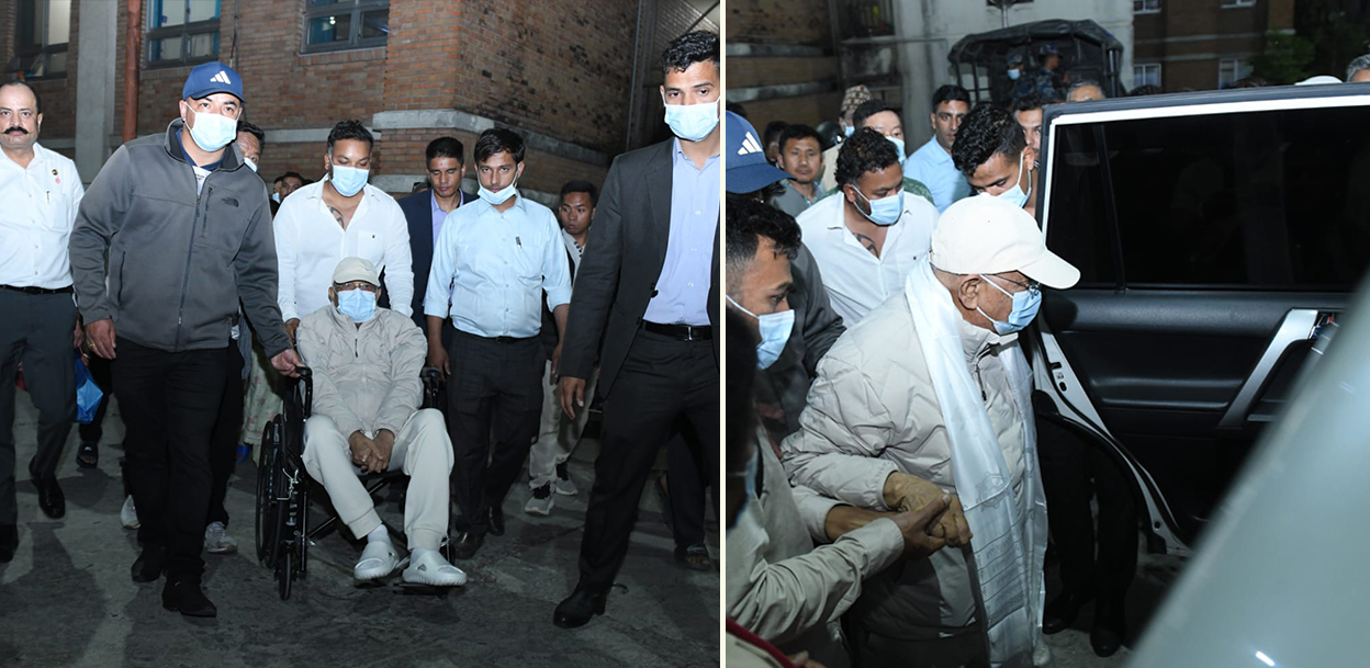 २१ दिनपछि ओली त्रिवि शिक्षण अस्पतालबाट डिस्चार्ज