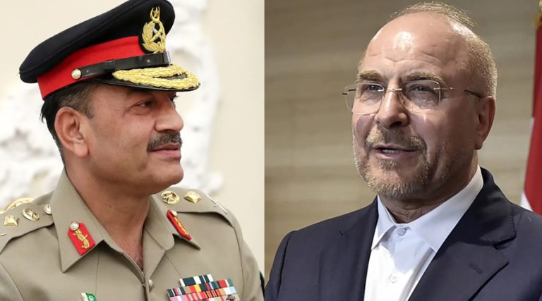 पाकिस्तानी सेना प्रमुख तेहरानमा, इरानी सभामुख गालिबाफसँग भेटवार्ता