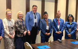 राष्ट्रियसभा अध्यक्ष र अष्ट्रेलियाका सभामुखबीच भेट