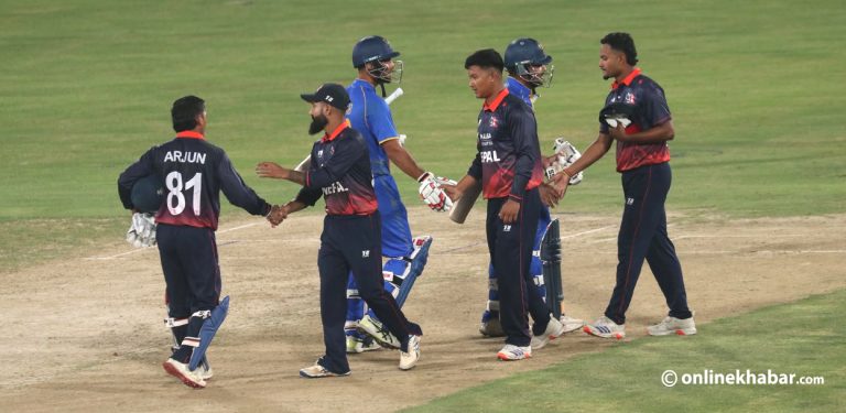 घरेलु मैदानमा नेपाल यूएईसँग स्तब्ध